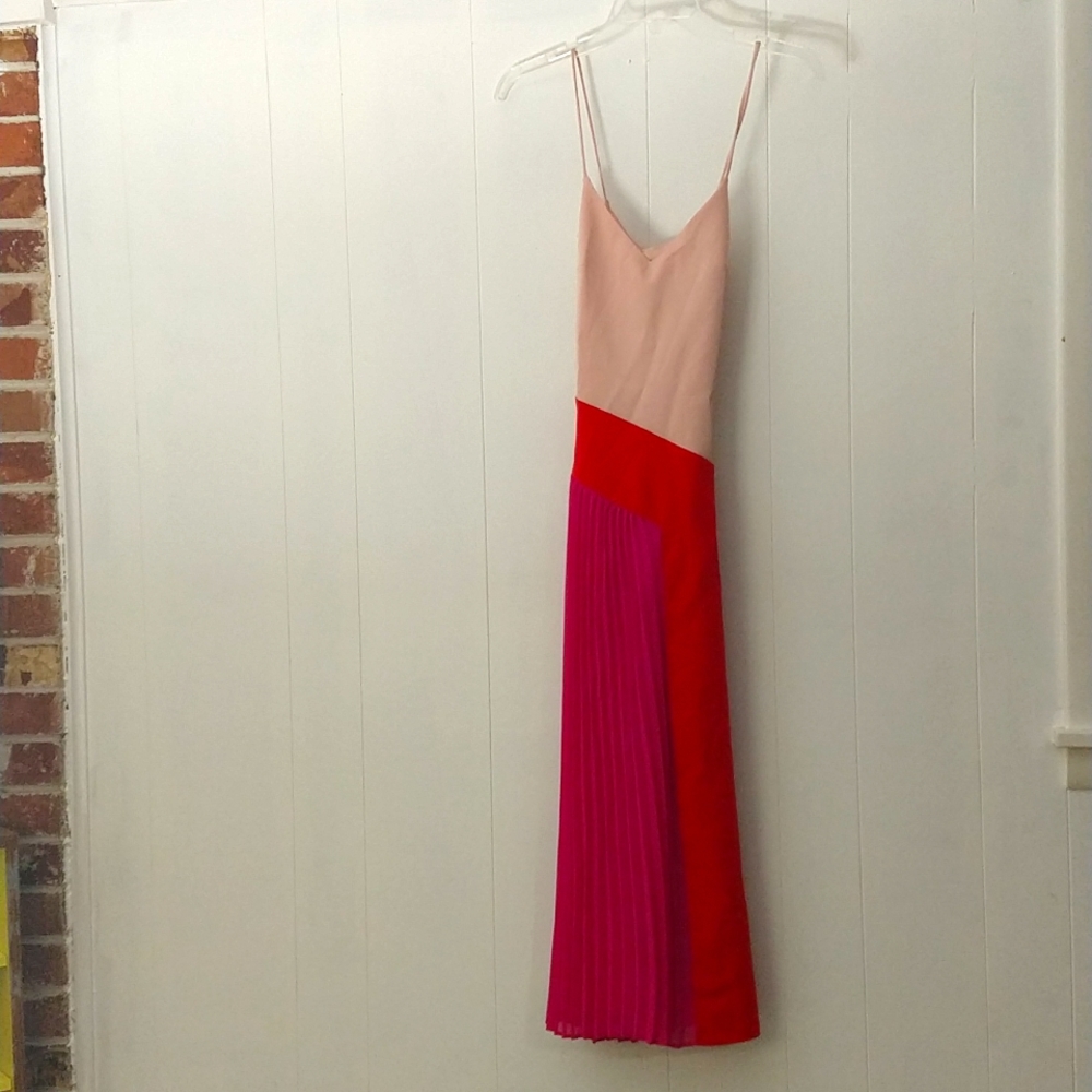 Cushnie Blush Combo Dress